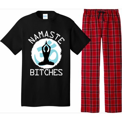 Namaste Bitches Funny Yoga Pajama Set