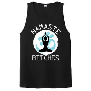 Namaste Bitches Funny Yoga PosiCharge Competitor Tank