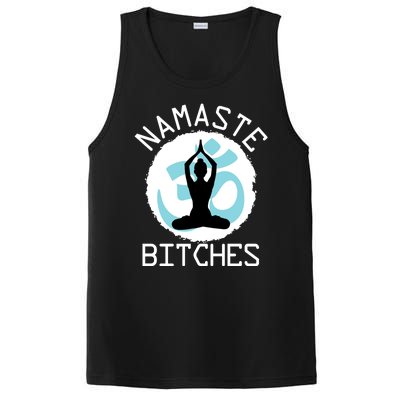 Namaste Bitches Funny Yoga PosiCharge Competitor Tank