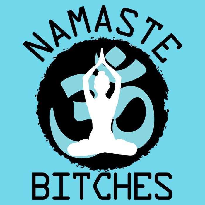 Namaste Bitches Funny Yoga Kids T-Shirt