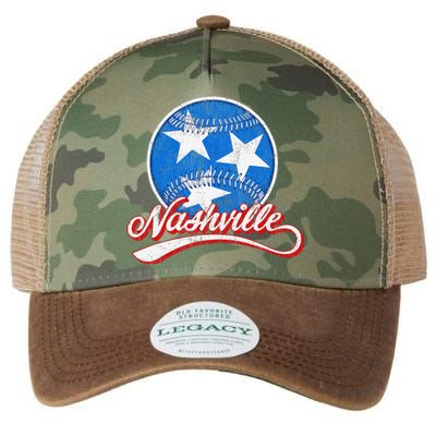 Nashville Baseball Faded Legacy Tie Dye Trucker Hat