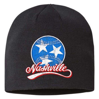 Nashville Baseball Faded Sustainable Beanie