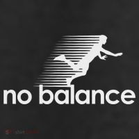 No Balance New Balance Funny 7 Panel Mesh Trucker Snapback Hat