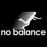 No Balance New Balance Funny Cooling Performance Crew T-Shirt