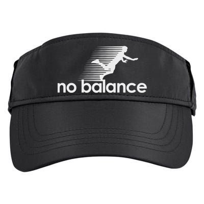 No Balance New Balance Funny Adult Drive Performance Visor
