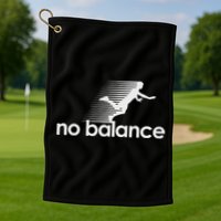 No Balance New Balance Funny Golf Towel