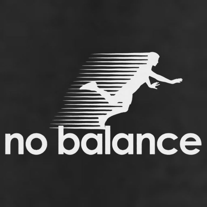 No Balance New Balance Funny Golf Towel