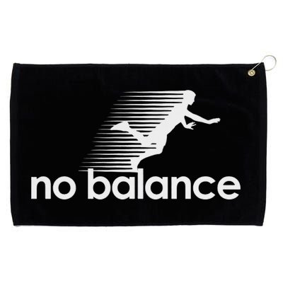 No Balance New Balance Funny Grommeted Golf Towel