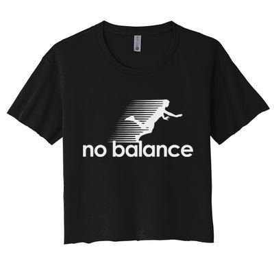 No Balance New Balance Funny Crop Top