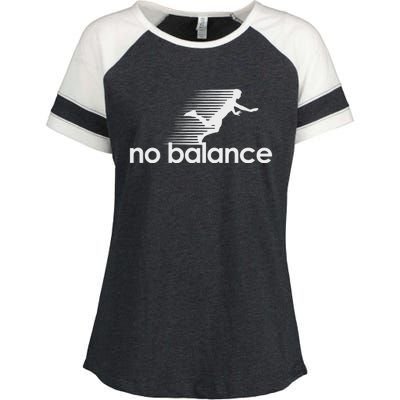 No Balance New Balance Funny Enza Ladies Jersey Colorblock Tee