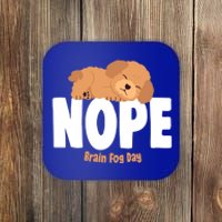 Nope Brain Fog Day Lupus Awareness Fibromyalgia Fibro Great Gift Coaster