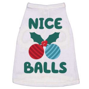 Nice Balls Funny Christmas Ornament Doggie Tank