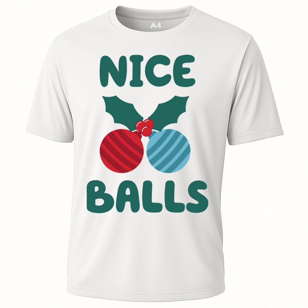 Nice Balls Funny Christmas Ornament Performance Shirt