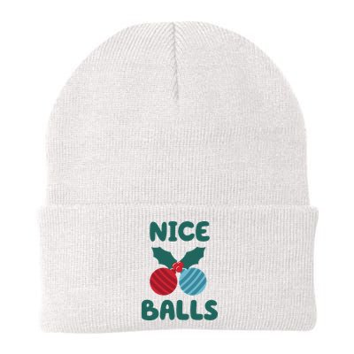 Nice Balls Funny Christmas Ornament Beanie