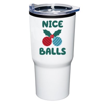Nice Balls Funny Christmas Ornament Tumbler