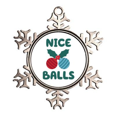 Nice Balls Funny Christmas Ornament Metallic Star Ornament