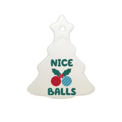 Nice Balls Funny Christmas Ornament Ceramic Tree Ornament