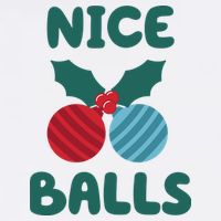 Nice Balls Funny Christmas Ornament Tank Top