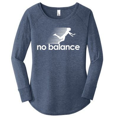 No Balance Funny Spoof Women's Perfect Tri Tunic Long Sleeve Shirt