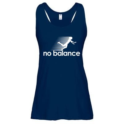 No Balance Funny Spoof Ladies Essential Flowy Tank