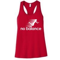 No Balance Funny Spoof Women's Racerback Tank