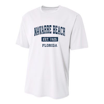 Navarre Beach Florida Fl Vintage Sports Established Youth Performance Sprint T-Shirt