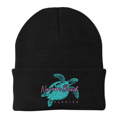Navarre Beach Florida FL Sea Turtle Surfer Diving Vintage Beanie