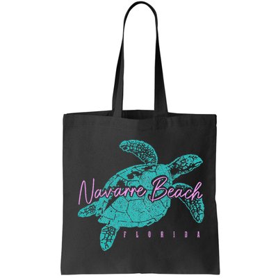 Navarre Beach Florida FL Sea Turtle Surfer Diving Vintage Bag