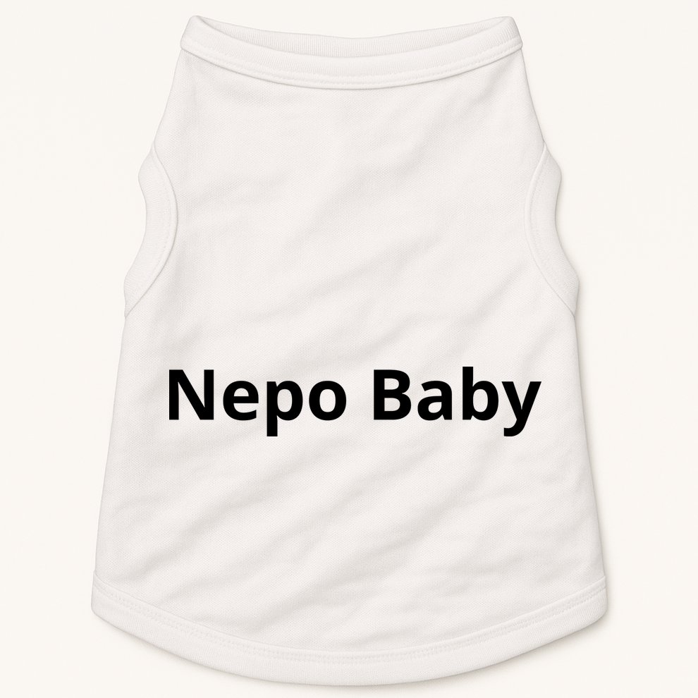 Nepo Baby Funny Celebrity Doggie Tank