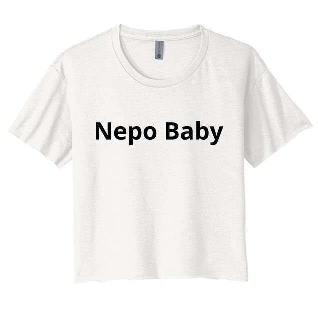 Nepo Baby Funny Celebrity Crop Top