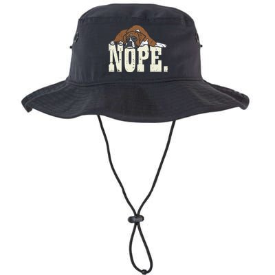 Nope Boxer Funny Animal Pet Dog Lover Owner Men Women Gift Legacy Cool Fit Booney Bucket Hat