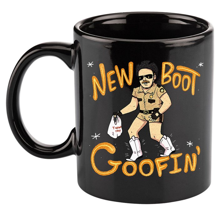 NEW BOOT GOOFIN CLASSIC 11oz C Handle Ceramic Mug
