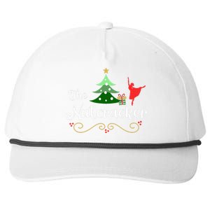 Nutcracker Ballet Gift For Girl Clara & Tree Nutcracker Snapback Five-Panel Rope Hat