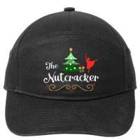 Nutcracker Ballet Gift For Girl Clara & Tree Nutcracker 7-Panel Snapback Hat