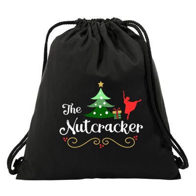 Nutcracker Ballet Gift For Girl Clara & Tree Nutcracker Drawstring Bag