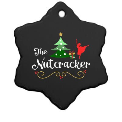 Nutcracker Ballet Gift For Girl Clara & Tree Nutcracker Ceramic Star Ornament