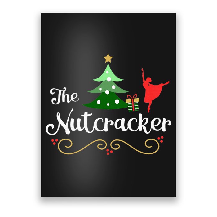 Nutcracker Ballet Gift For Girl Clara & Tree Nutcracker Poster