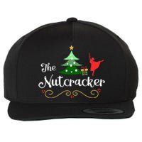 Nutcracker Ballet Gift For Girl Clara & Tree Nutcracker Wool Snapback Cap