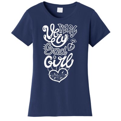 Negative Bad Girl Graphic Women's T-Shirt