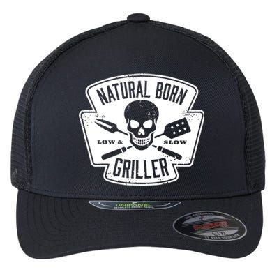 Natural Born Griller Bbq Lovers Flexfit Unipanel Trucker Cap