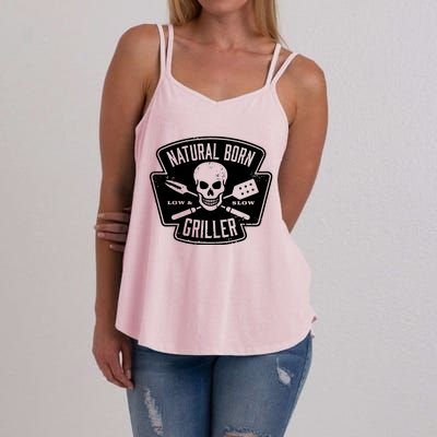 Natural Born Griller Bbq Lovers Women's Strappy Tank