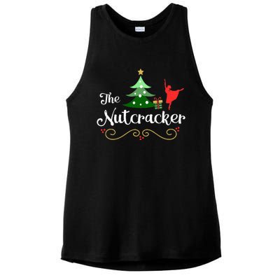 Nutcracker Ballet Gift For Clara & Tree Nutcracker Ladies PosiCharge Tri-Blend Wicking Tank