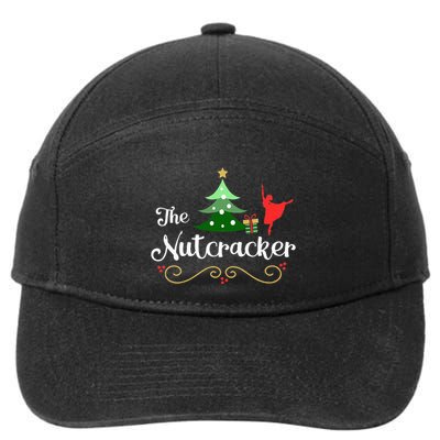 Nutcracker Ballet Gift For Clara & Tree Nutcracker 7-Panel Snapback Hat