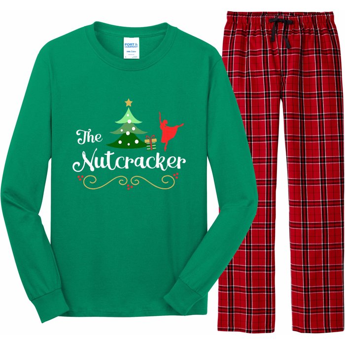 Nutcracker Ballet Gift For Clara & Tree Nutcracker Long Sleeve Pajama Set