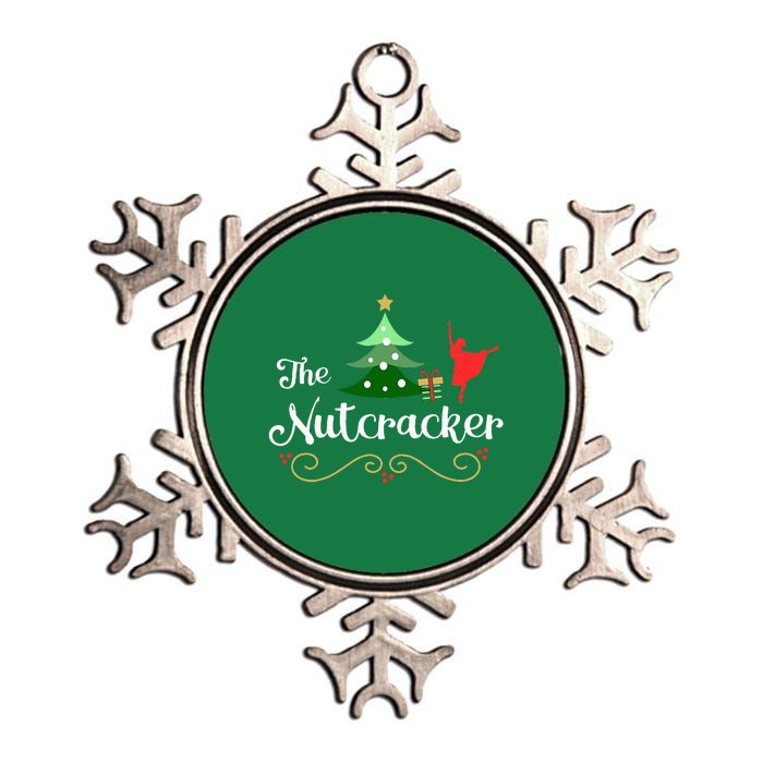 Nutcracker Ballet Gift For Clara & Tree Nutcracker Metallic Star Ornament