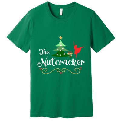 Nutcracker Ballet Gift For Clara & Tree Nutcracker Premium T-Shirt