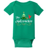 Nutcracker Ballet Gift For Clara & Tree Nutcracker Baby Bodysuit