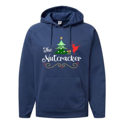 Nutcracker Ballet Gift For Clara & Tree Nutcracker Performance Fleece Hoodie