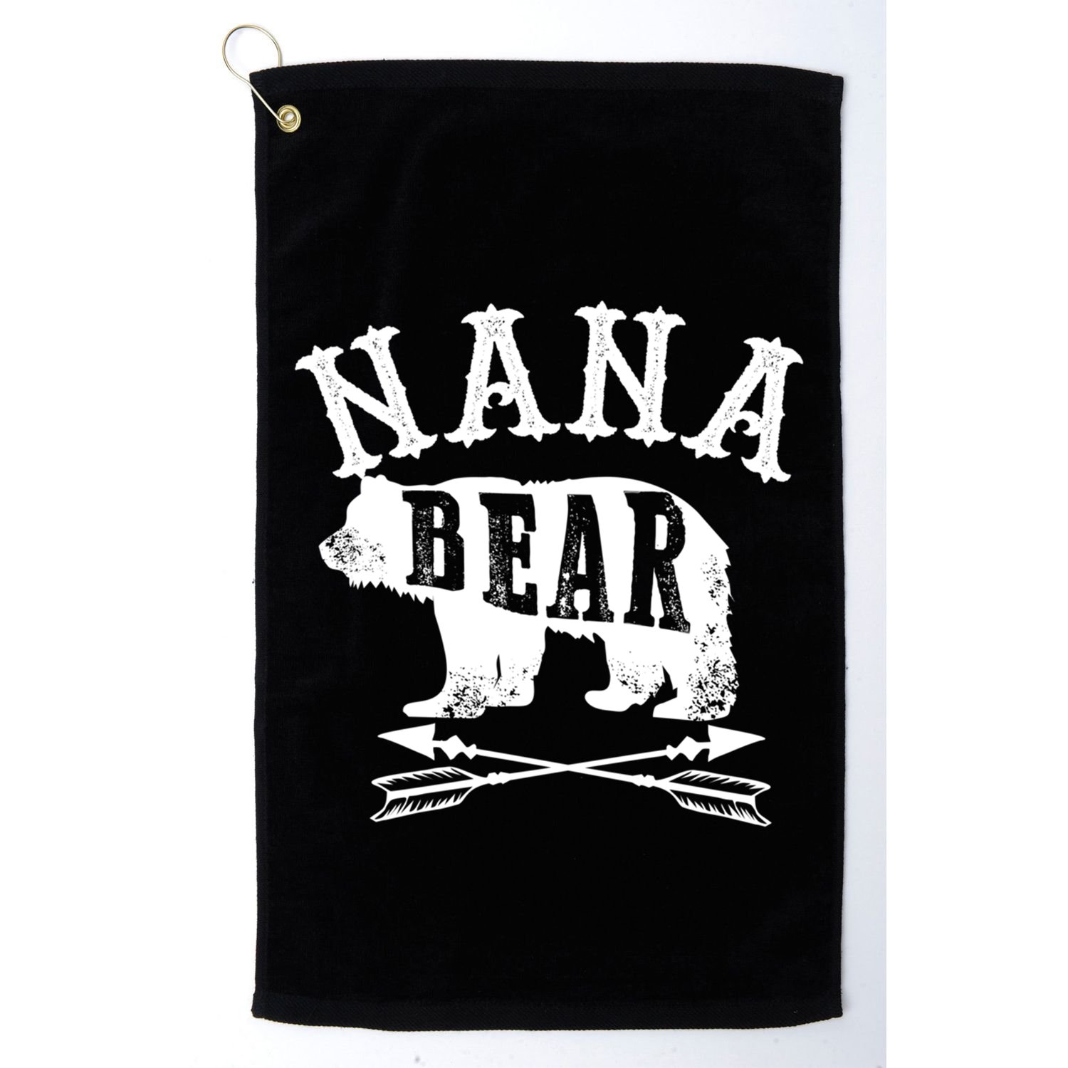 Nana Bear Grandmother Mothers Day Gift Golf Towel