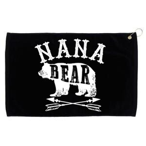 Nana Bear Grandmother Mothers Day Gift Grommeted Golf Towel